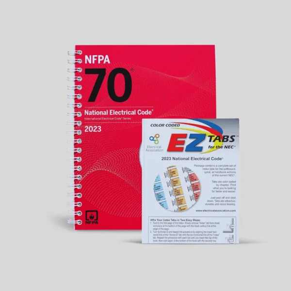 NFPA 70 | National Electrical Code | Spiralbound with Index Tab | 2023 Edition